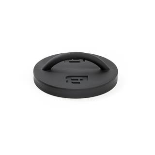 Silicone plug for steam hat Black silicone