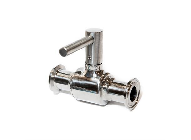 Ball valve, straight, TC34mm DN15 Expand your system 